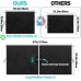 4 Pcs Extra Large Car Curtains, 99% Light Blocking Fabric Rear Seat & Side Windows Divider Curtain Baby Shades
