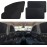 Car Window Shades, 4 Pcs Car Privacy Curtains, 100% Block Light Car Window Covers Magnetic Side Window Sun Shade Keeps Cooler