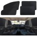 Car Window Shades, 4 Pcs Car Privacy Curtains, 100% Block Light Car Window Covers Magnetic Side Window Sun Shade Keeps Cooler
