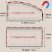 Car Window Shades 4pcs-Car Side Window Sun Shade Car Curtain Pleated Silky UV Protection Privacy Baby Suction Magnetic 4pcs