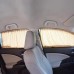 Car Side Window Curtain, 2Pcs Removable Slidable Car Curtains Foldable Sunshade, Car Shades Car Curtains (Beige)