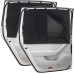 Car Window Shades, 2 PCS Magnetic Double Layer Car Sun Shade for Side Windows Full Shade/Half Shade Options Black