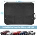 Car Window Shade, 2 Pack Car Side Window Curtain with Storage Pockets Blackout Car Rear Window Sunshades 7 Suction Cups