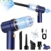 Handheld Car Vacuum Cleaner, 9000Pa 120W High Power Wet and Dry Handheld Car Vacuum Cleaner with LED Light and Multi-Nozzles