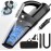 Car Vacuum, Portable with 7000PA Suction, 12V High Power 16.4Ft Cord Wired Vacuum Cleaner for Car, LED Light, 0.33L,Storage Bag