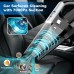 Car Vacuum, Portable with 7000PA Suction, 12V High Power 16.4Ft Cord Wired Vacuum Cleaner for Car, LED Light, 0.33L,Storage Bag