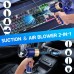 Handheld Car Vacuum Cleaner, 16000PA Car Vacuum Portable Cordless, 2 in 1 Air with LED Light, Multi-Nozzles, 120W High Power