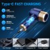 Handheld Car Vacuum Cleaner, 16000PA Car Vacuum Portable Cordless, 2 in 1 Air with LED Light, Multi-Nozzles, 120W High Power