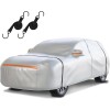 Waterproof SUV Car Cover: 6-Layer Protection,Universal Fit up to 177 inches with Zipper Door & Windproof Straps