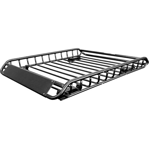 46" x 36" x 4-1/2" Roof Rack Rooftop Cargo Carrier Steel Basket, Car Top Luggage Holder for SUV and Pick Up Trucks - 150 lb.