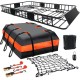 Roof Rack Carrier Basket Universal Rooftop 65" X 39" X 6" Large Size Roof Rack + Waterproof Bag 20 Cubic Feet (51" 40" 17")