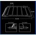 Roof Rack Compatible with 2005-2023 Toyota Double Cab | Upper Storage for Outdoors Gear | Paintable Accent Color Inserts