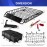 Roof Rack Basket 51" X 36" X 5" Rooftop Rack Cargo Carrier, Waterproof Cargo Bag 44 * 35 * 16", Cargo Net, 2 pcs Ratchet Strap
