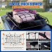 Roof Rack Basket 51" X 36" X 5" Rooftop Rack Cargo Carrier, Waterproof Cargo Bag 44 * 35 * 16", Cargo Net, 2 pcs Ratchet Strap